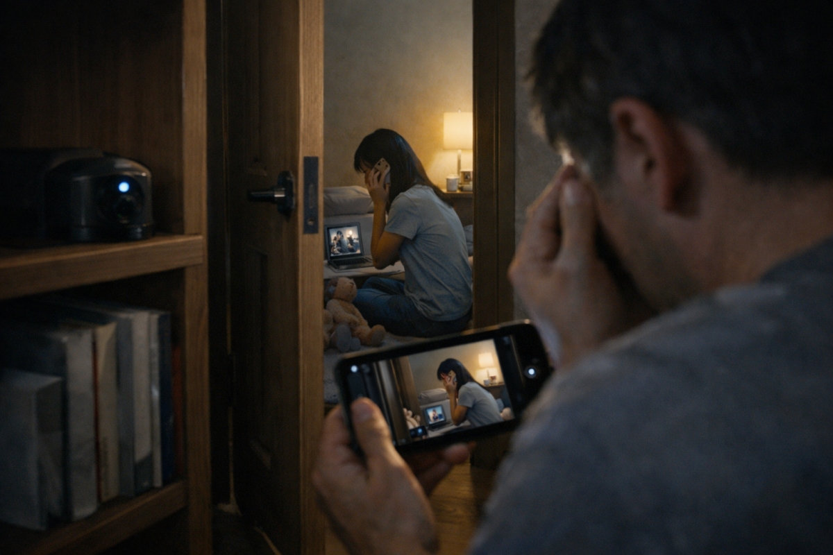 Lén đặt camera theo dõi giúp việc, tôi bật khóc khi biết sự thật sau cánh cửa